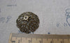Accessories - 10 Pcs Antiqued Bronze Filigree Flower Bead Caps 10x27mm A7278