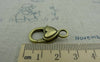 Accessories - 10 Pcs Antiqued Bronze Heart Lobster Clasps 14x27mm A5950