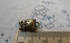 Accessories - 10 Pcs Of Antique Bronze 3D Kitten Cat Charms 9x12mm A6703