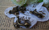 Accessories - 10 Pcs Of Antique Bronze 3D Motorcycle Motor Scooter Charms 22mm A3358