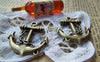 Accessories - 10 Pcs Of Antique Bronze Anchor Charms Pendants 27x31mm A1271