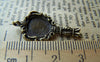 People's Accessories - 10 pcs Antique Bronze Ancient Chinese Mirror Charms Pendants A3170