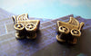 Accessories - 10 Pcs Of Antique Bronze Baby Stroller Carrier Charms 12x12mm A932