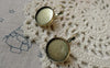 Accessories - 10 Pcs Of Antique Bronze Base Setting French Earwire Match 16mm Bezel  A6449