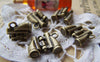 Accessories - 10 Pcs Of Antique Bronze Binoculars Charms 14x15mm A3009