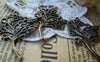 Plants & Trees - 10 pcs Antique Bronze Bird On Tree Pendants Charms 32x40mm A282