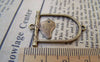 Birds, Pets & Animals - 10 pcs Antique Bronze Bird Ring Connector Charms 25x33mm A277
