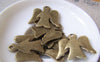 Accessories - 10 Pcs Of Antique Bronze Blank Angel Charms 26x28mm A4317