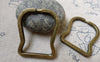 Keys & Locks - 10 pcs Antique Bronze Bottle Shaped Keyring A6050