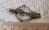 Accessories - 10 Pcs Of Antique Bronze Bow And Arrow Charms 25x37mm A1270