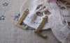 Accessories - 10 Pcs Of Antique Bronze Brass Alphabet Letter L Charms 10x15mm A2417