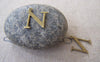 Accessories - 10 Pcs Of Antique Bronze Brass Alphabet Letter N Charms 10x15mm A2419