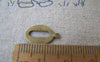 Accessories - 10 Pcs Of Antique Bronze Brass Alphabet Letter O Charms 10x15mm A2420