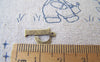 Accessories - 10 Pcs Of Antique Bronze Brass Alphabet Letter P Charms 10x15mm A2421