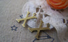 Accessories - 10 Pcs Of Antique Bronze Brass Alphabet Letter X Charms 10x15mm A2429