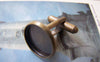 Accessories - 10 Pcs Of Antique Bronze Brass Cuff Links Cufflinks With Round Bezel Setting Match 14mm Cameo A2634