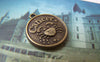 Accessories - 10 Pcs Of Antique Bronze Cancer Crabs Constellation Round Charms Pendants 18mm A1938