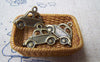 Accessories - 10 Pcs Of Antique Bronze Car Charms 16x21mm A3368