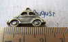 Accessories - 10 Pcs Of Antique Bronze Car Charms 16x21mm A3368