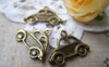 Accessories - 10 Pcs Of Antique Bronze Car Charms 16x21mm A3368