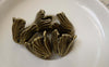 Accessories - 10 Pcs Of Antique Bronze Chinese Cabbage Bead Caps 14x15mm A7420