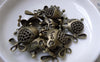 Accessories - 10 Pcs Of Antique Bronze Chopper Helicopter Charms  22x25mm A6144