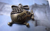 Accessories - 10 Pcs Of Antique Bronze Chopper Helicopter Charms  22x25mm A6144