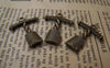 Accessories - 10 Pcs Of Antique Bronze Corkscrew Charms 20x22mm