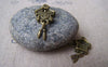 Accessories - 10 Pcs Of Antique Bronze Cuckoo Bird Clock Charms 13x28mm A242