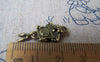 Accessories - 10 Pcs Of Antique Bronze Cuckoo Bird Clock Charms 13x28mm A242
