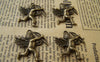 Accessories - 10 Pcs Of Antique Bronze Cupid Charms Pendants 26x26mm A715