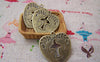 Accessories - 10 Pcs Of Antique Bronze Cut Out Dove Heart Charms Pendants 24mm A2784