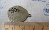 Accessories - 10 Pcs Of Antique Bronze Cut Out Tree Pendants Charms 23x25mm A3371