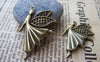 Accessories - 10 Pcs Of Antique Bronze Dancing Angel Fairy Charms Size 27x40mm A710