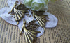 Accessories - 10 Pcs Of Antique Bronze Dancing Angel Fairy Charms Size 27x40mm A710