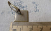 Accessories - 10 Pcs Of Antique Bronze Diamond Shape Earwire Base Setting Match 15mm Bezel Sawtooth Edge   A7043