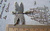 Accessories - 10 Pcs Of Antique Bronze Dragonfly Charms Pendants 27x36mm A1816
