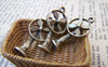 Accessories - 10 Pcs Of Antique Bronze Electric Fan Charms 12.5x26mm A3007