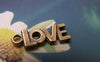 Accessories - 10 Pcs Of Antique Bronze English Word Charms 7x17mm A489