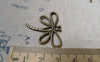 Accessories - 10 Pcs Of Antique Bronze Filigree Dragonfly Charms Pendants 28x30mm A6029