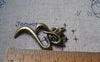 Accessories - 10 Pcs Of Antique Bronze Filigree Fox Charms 19x34mm A5205