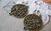 Accessories - 10 Pcs Of Antique Bronze Filigree Life Tree Connectors Charms 24x31mm A4319