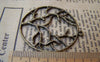 Accessories - 10 Pcs Of Antique Bronze Filigree Life Tree Round Charms Pendants 40mm A349