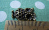 Accessories - 10 Pcs Of Antique Bronze Filigree Owl Charms 14x20mm A119
