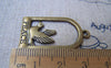 Accessories - 10 Pcs Of Antique Bronze Filigree Peace Dove Bird Charms 20x35mm A295