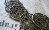 Accessories - 10 Pcs Of Antique Bronze Filigree Star Ring Charms 32mm A407