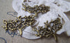 Accessories - 10 Pcs Of Antique Bronze Filigree Tree Connector Charms 20x30mm A1738