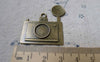 Accessories - 10 Pcs Of Antique Bronze Flat Camera Charms 34x36mm  A6103