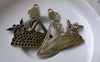 Accessories - 10 Pcs Of Antique Bronze Flower Bride Lady Pendant Charms 40x40mm A6511