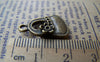 Accessories - 10 Pcs Of Antique Bronze Flower Handbag Charms 14x20mm A1847